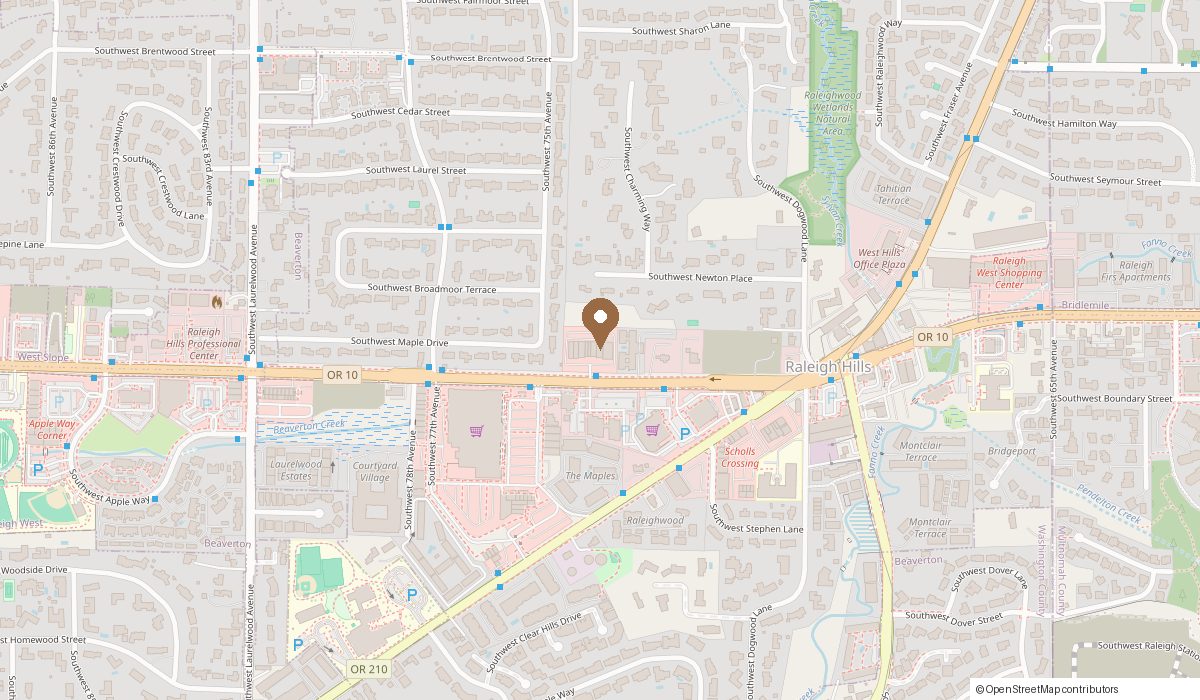 Map: 7417 SW Beaverton Hillsdale Hwy #400, Portland, OR 97225